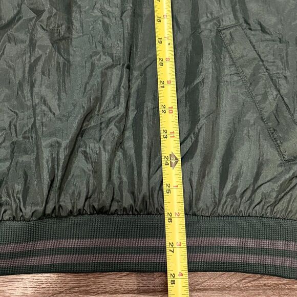Vintage Wilson Pullover Jacket Mens L/XL Green Advantage Windbreaker Golf 90s - Picture 6 of 9